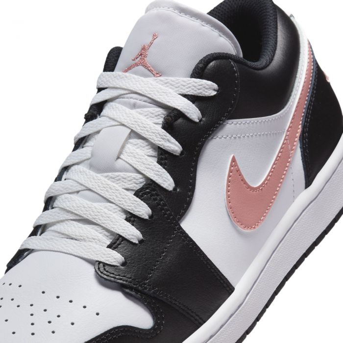 Air Jordan 1 Low White/Rust Pink-Black