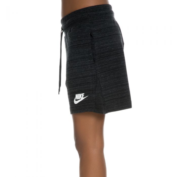 W NSW AV15 SHORT KNT BLACK/WHITE