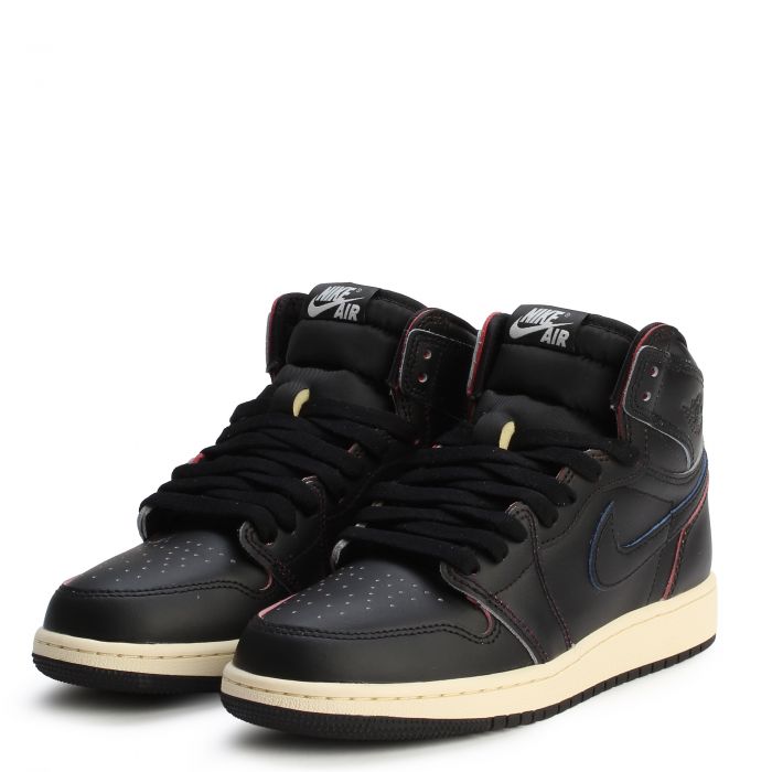 Grade-School Air Jordan 1 Retro High OG Self-Expression Black/Black-Muslin