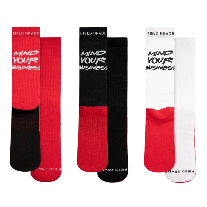 RESPECTFULLY MULTI PACK CUSHIONED CREW Multi Color