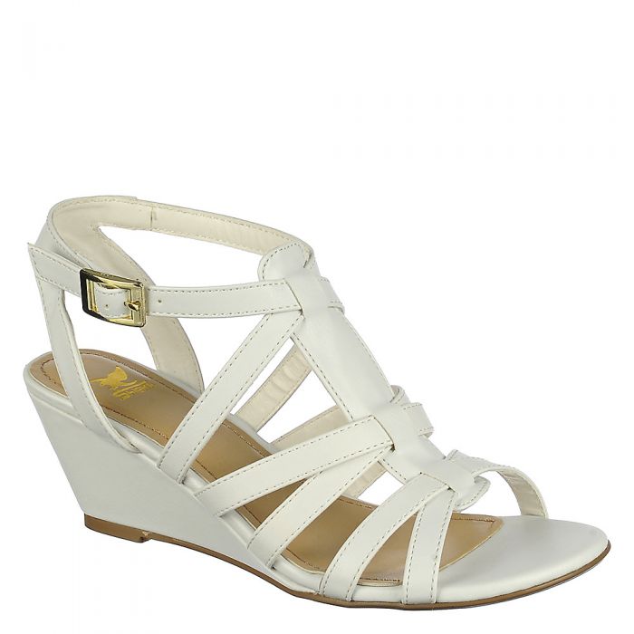 Shiekh Womens 137 Wedge Sandal 137white Shiekh