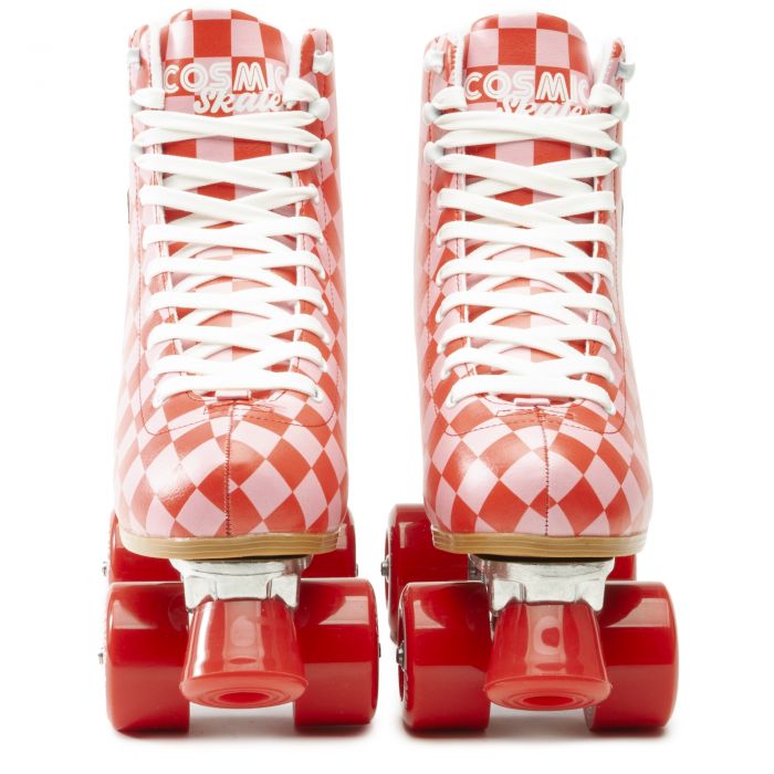 Veronica Checker Roller Skates Rose