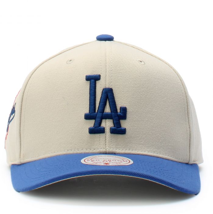 MITCHELL AND NESS Los Angeles Dodgers Game On Snapback  HHSS7606-LADYYPPPOFWH - Shiekh