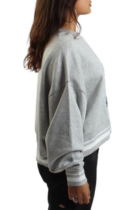 Los Angeles Dodger Area Code Crewneck  Grey