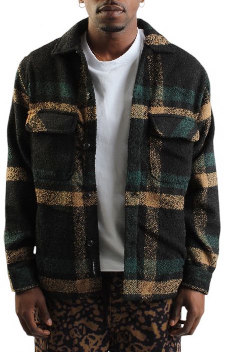 Raywood Shacket Black Green