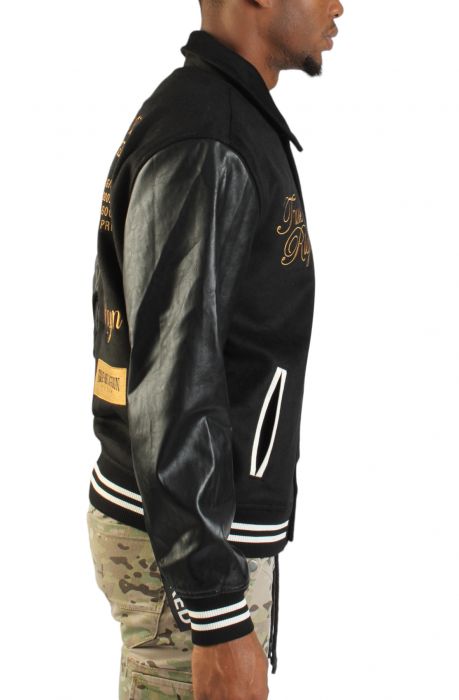 TR Varsity Jacket  Black/Gold