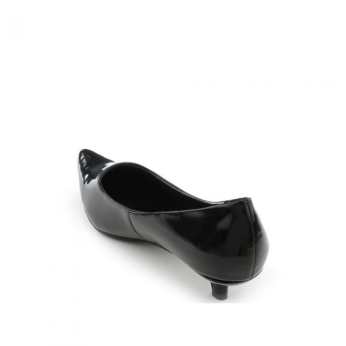 Quisa-01 Low Heel Dress Shoe Black Patent