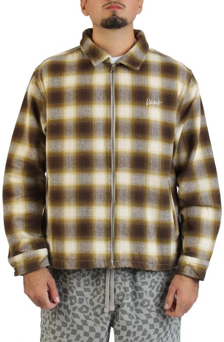 Crestmont Plaid Jacket Brown/Yellow