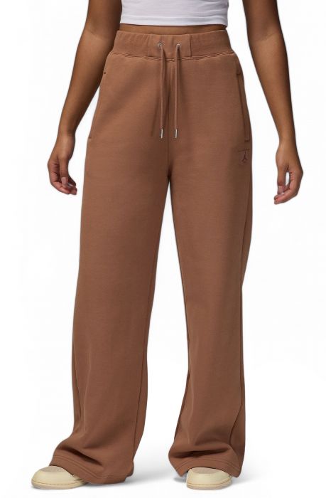 Flight Fleece Open-Hem Pants Brown