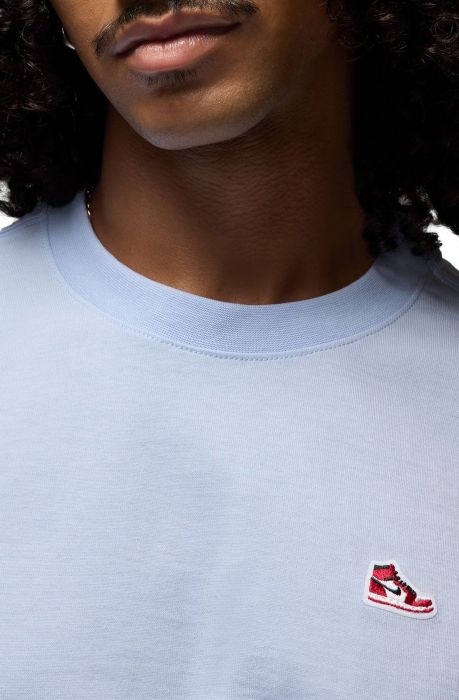 Sneaker Patch T-Shirt HYDROGEN BLUE/BLACK