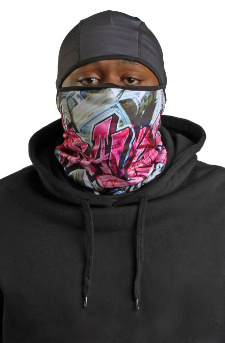 Money Stacks Ski Mask  Black