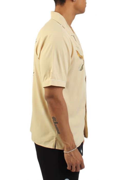 Peace Woven Button-Down Shirt 