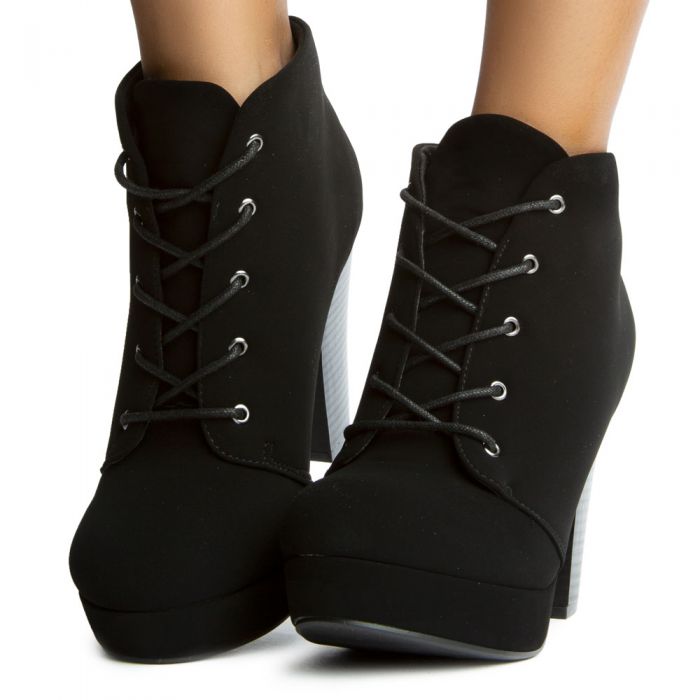 Agenda-S Heeled Bootie Black