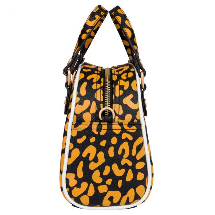 Orange Cheetah Bowling Bag  Orange