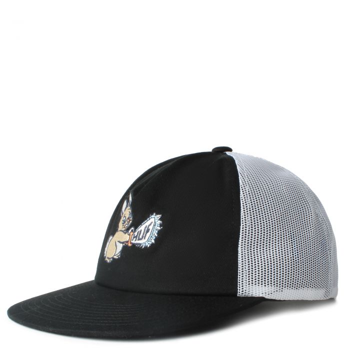 Bad Hare Trucker Hat  Black/White
