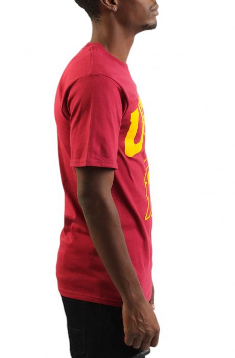 USC Trojan Tee Mar/Y/W MAROON/YELLOW/WHITE