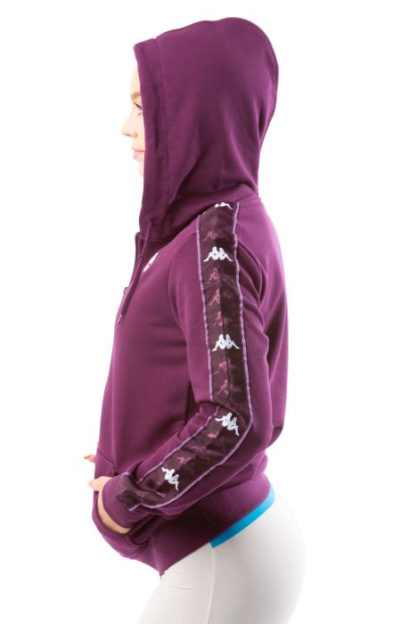 222 Banda Durby Zip Hoodie Violet/White