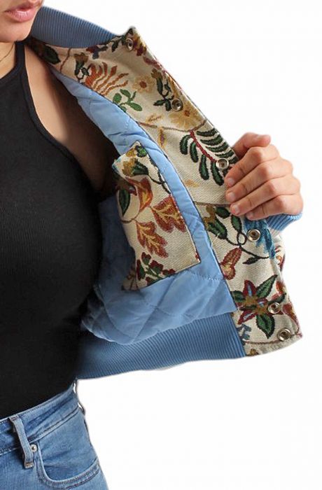 Tapestry Cropped Jacket Botanic