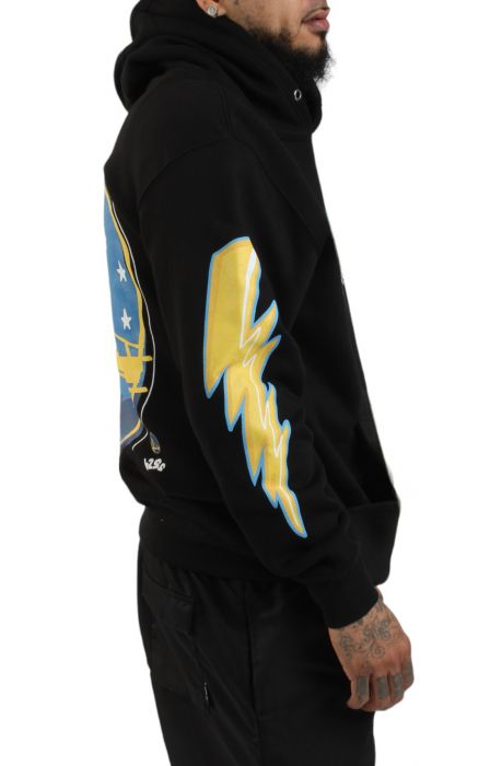 Golden State Warriors Bubble Logo Hoodie  Black