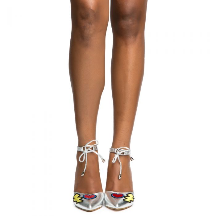 Cape Robbin Beautiful-7 Silver Women's High Heel Silver
