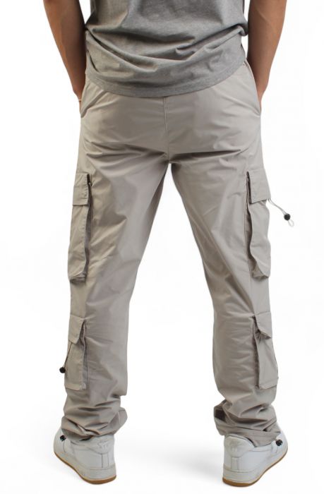 HIGH CALIBER Vincenzo Nylon Utility Cargo Pant M5267-GREY