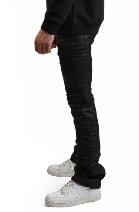 Arch Flare Soft Wax Denim Pants Black