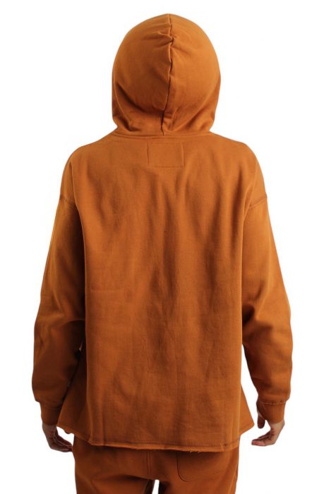 Puff Print Box Hoodie Caramel