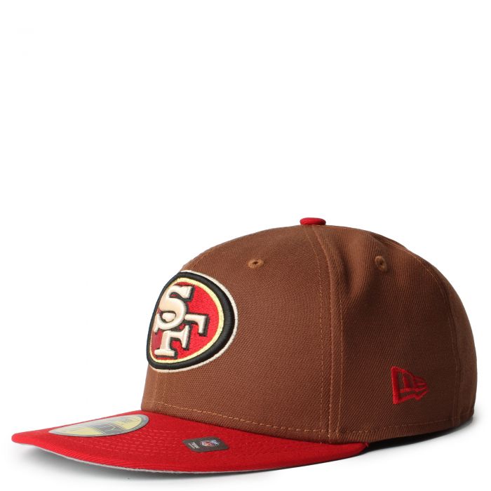 San Francisco 49ers Harvest 59Fifty Fitted Hat  Brown