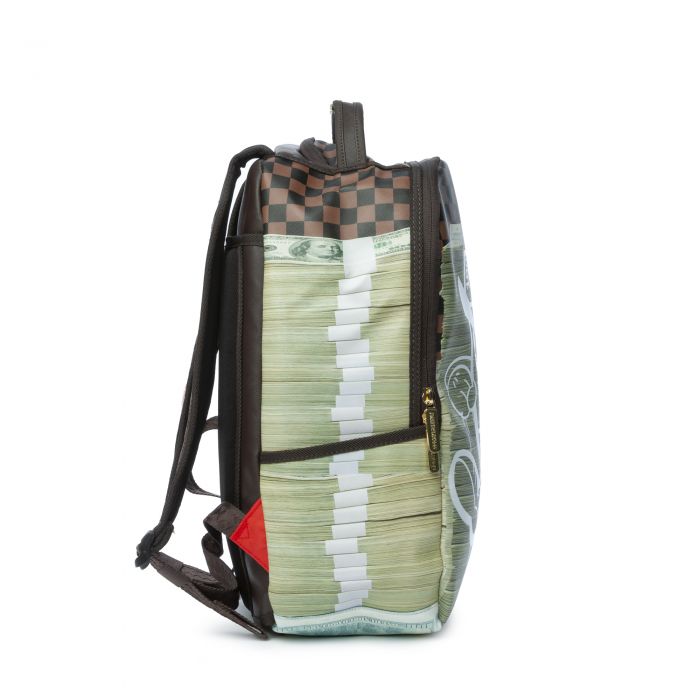 Money On The Run Backpack Brown