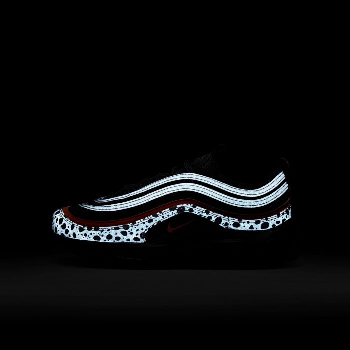 (GS) Air Max 97 Black/Black-Safety Orange