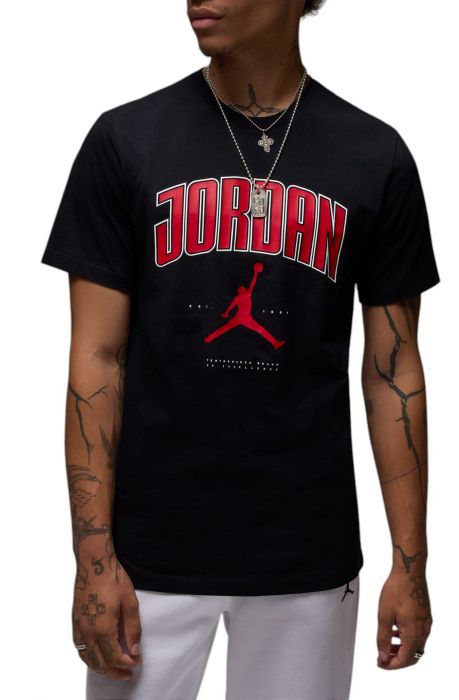 Jordan T-shirt BLACK/GYM RED/GYM RED