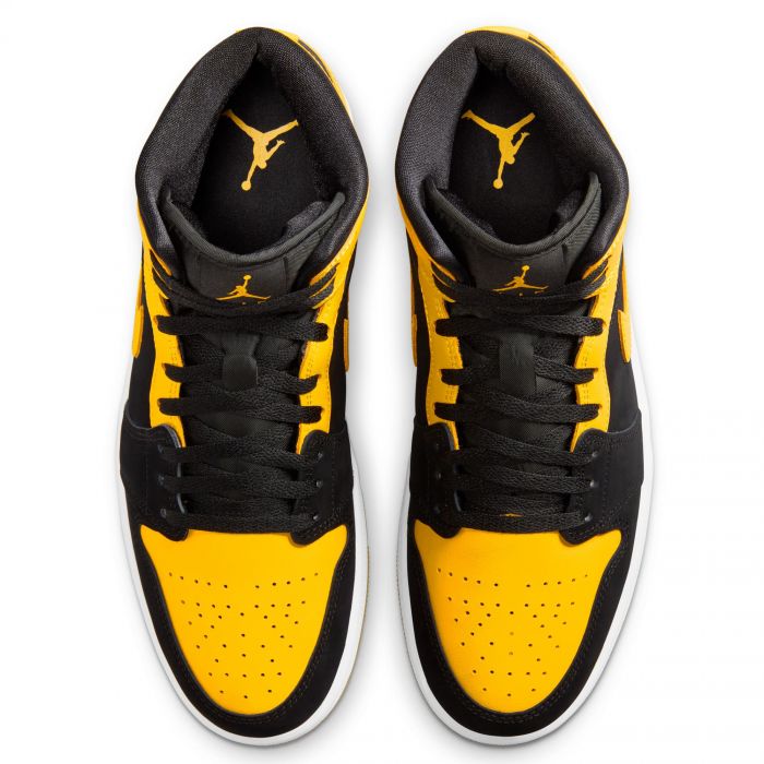 Air Jordan 1 Mid SE BLACK/VARSITY MAIZE-WHITE