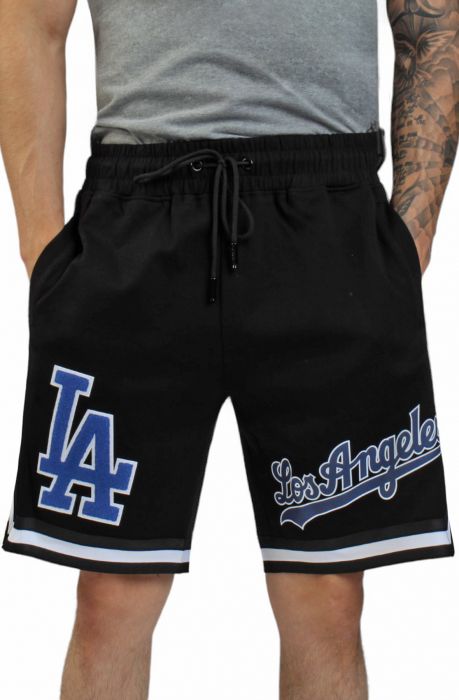 MLB Los Angeles Dodgers Classic Chenille Short Black