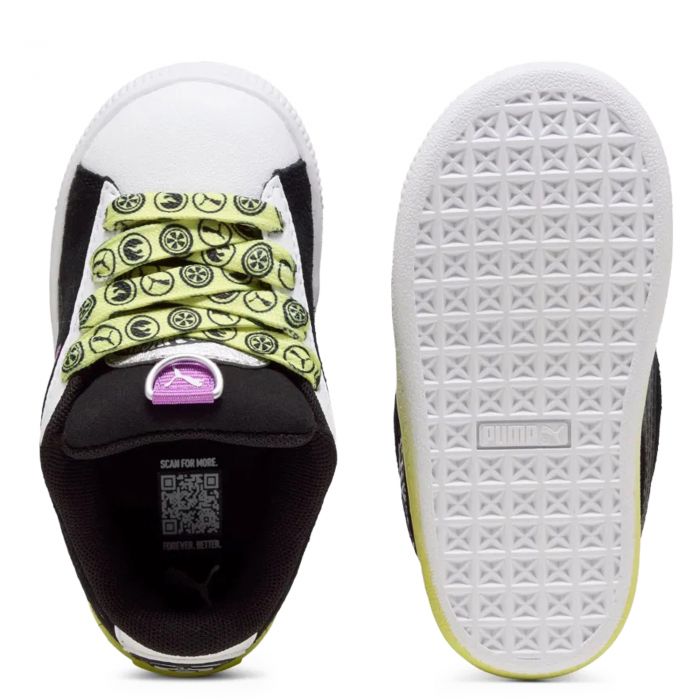 Toddler PUMA x Hot Wheels Suede XL Puma Black/Puma White/Lemon Sherbert