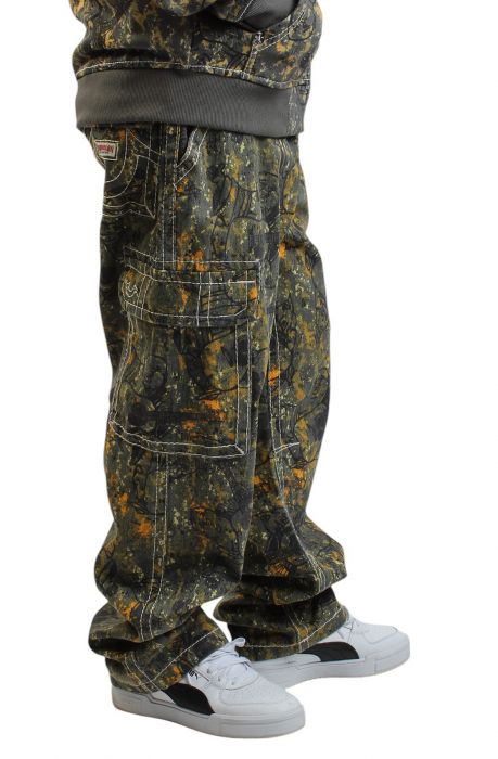Buddha Camo Big T Cargo Pants Camo
