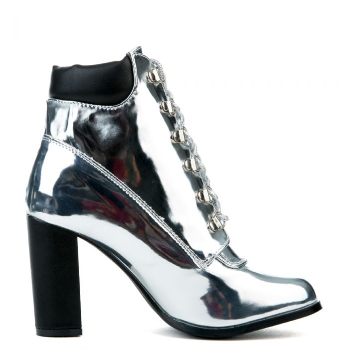 Cape Robbin Women's Rory-1 Silver Bootie Silver