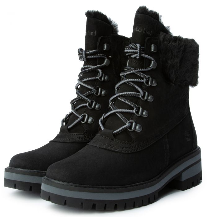 Courmayeur Valley 6'' Waterproof Faux Fur Blk/Black