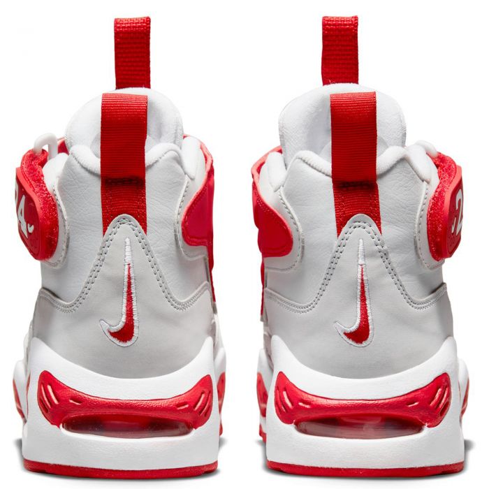 (GS) Air Griffey Max 1 Pure Platinum/University Red-White
