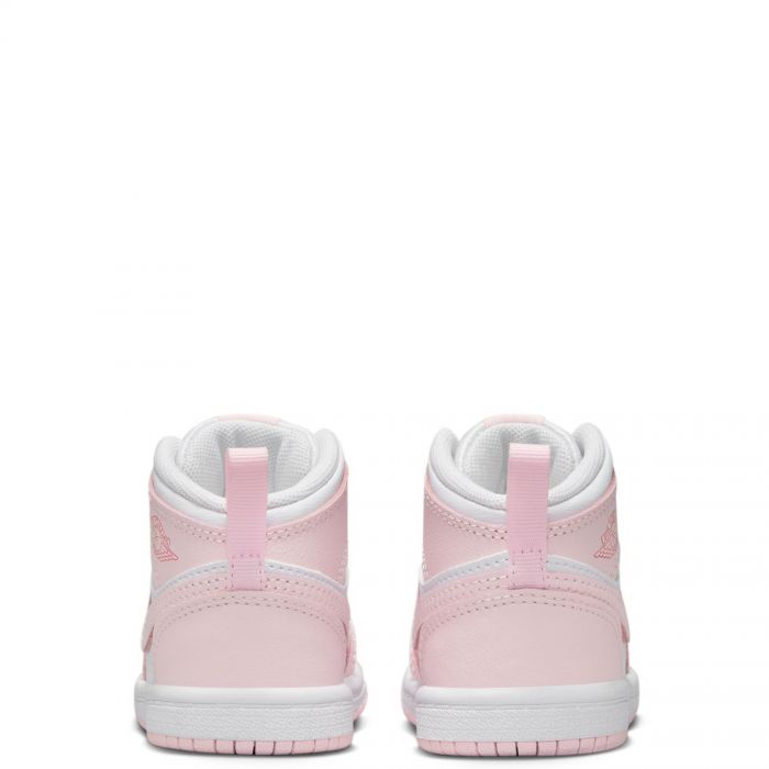 Toddler Jordan 1 Mid White/Pink Foam