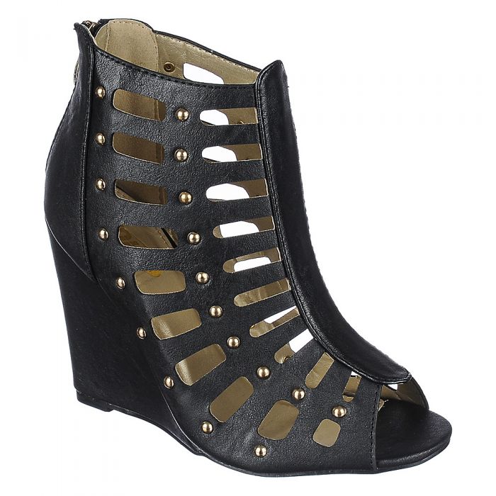 Women's Donya-07 Wedge Heel Black