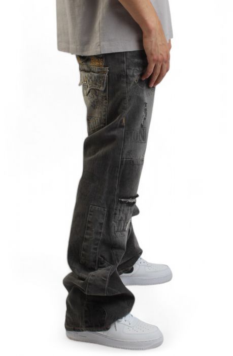 Chief Keef BW x TR Joey Stacked Jeans