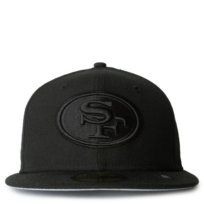 San Francisco 49ers 59Fifty Fitted Black on Black
