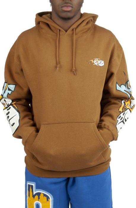Dicey Hoodie Rubber Brown