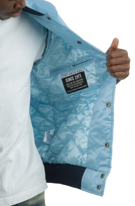 Chicago Bulls Carolina Blue Jacket Carolina Blue/ Navy