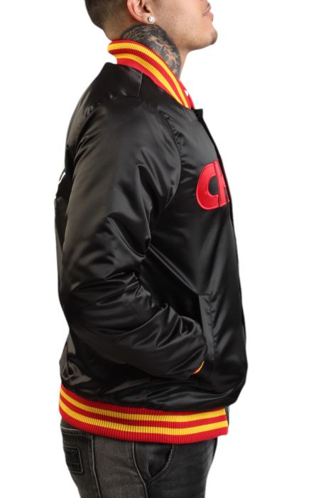 NFL Kansas City Chiefs Varsity Jacket  Black