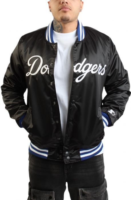 MLB Los Angeles Dodgers Varsity Jacket  Black