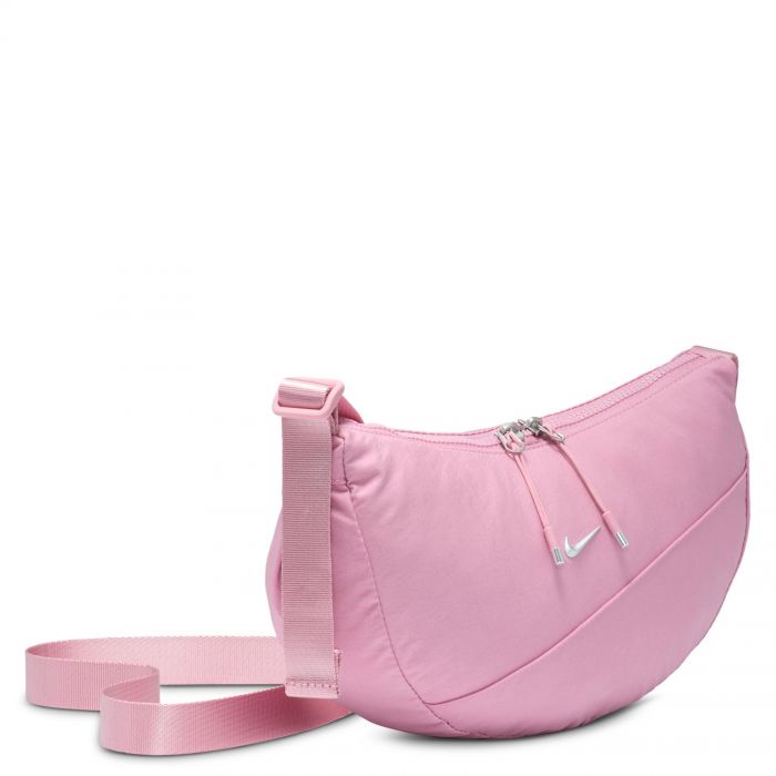 Aura Crescent Crossbody Bag (4L) Elemental Pink/Matte Silver