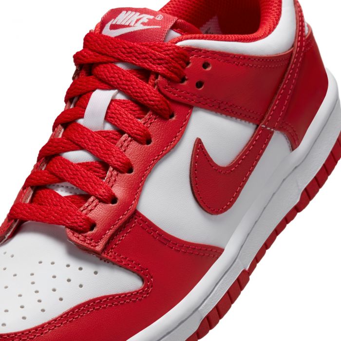 Grade School Dunk Low Red/White