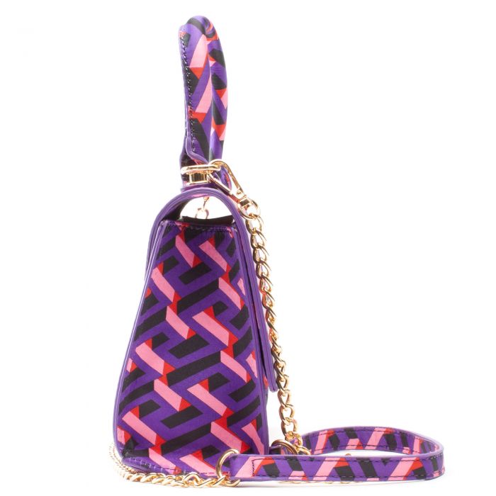 Multi Color Flap Crossbody Bag Multicolored