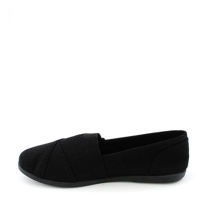 Womens Object-S Black Linen